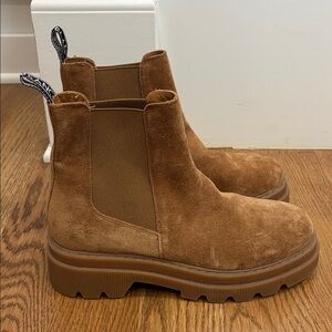 Voile Blanche Brown Suede Ankle Boots- NEW